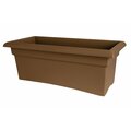 Fiskars Pottery VERANDA BOX CHOC 26 in. 57326CH